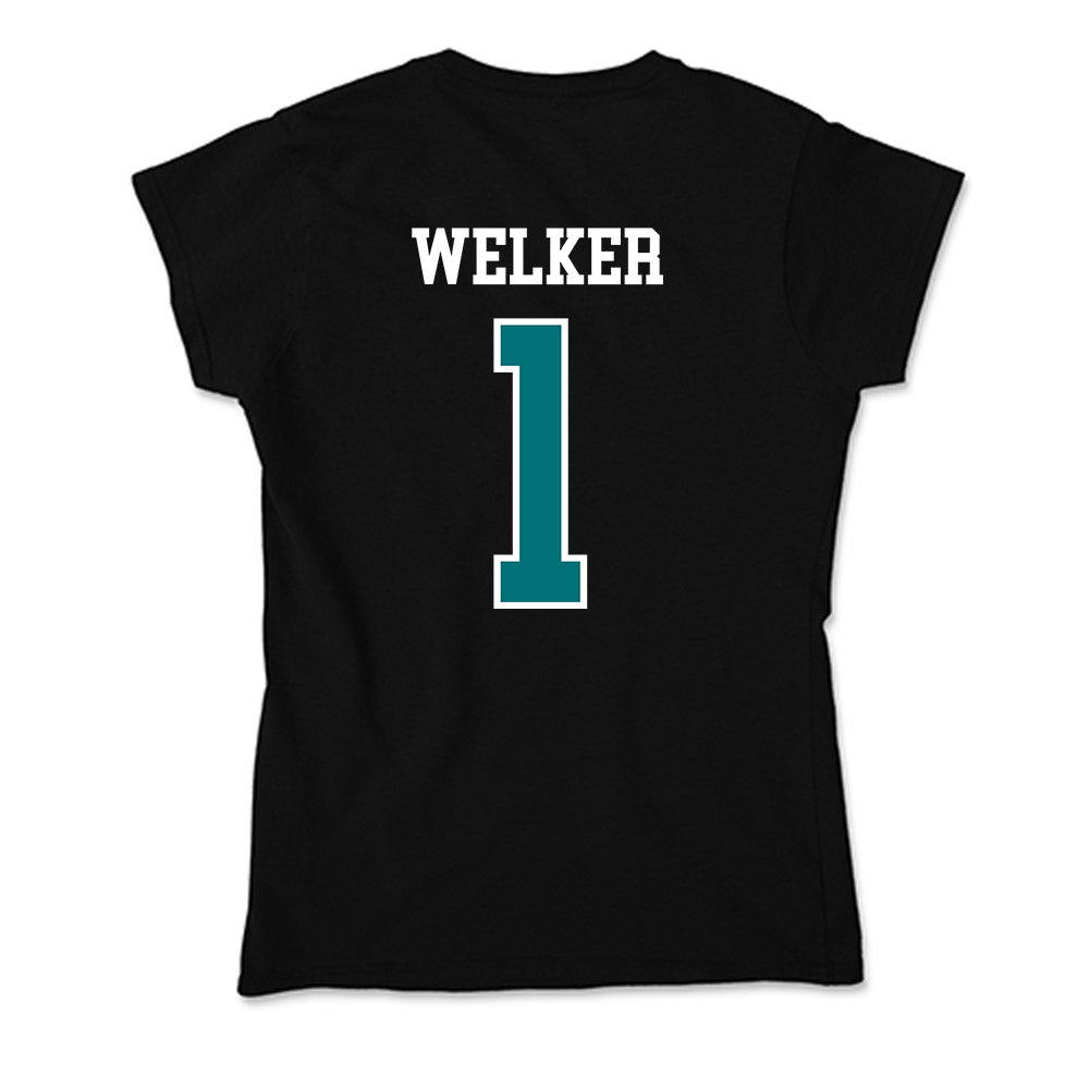Coastal Carolina - NCAA Women's Volleyball : Hatteras Welker - Soft Style Women’s T-Shirt-1
