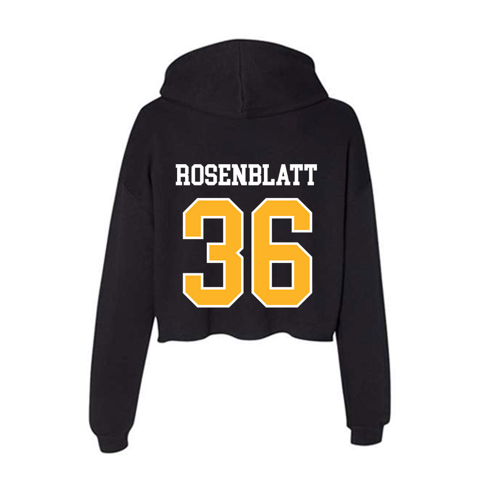 Towson - NCAA Women's Soccer : Sofia Rosenblatt - Women's Crop Fleece Hoodie-1