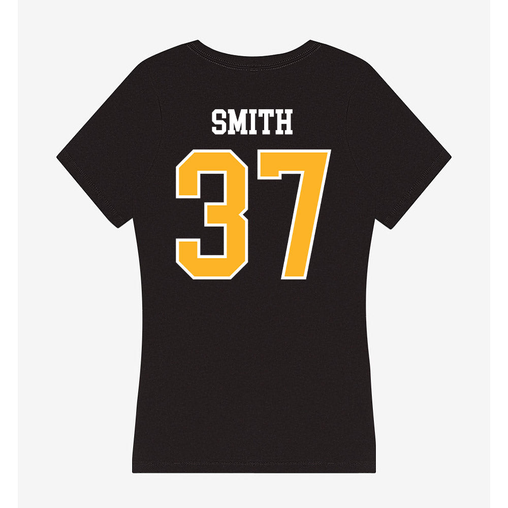 Towson - NCAA Men's Lacrosse : Elijah Smith - Women's V-Neck T-Shirt-1