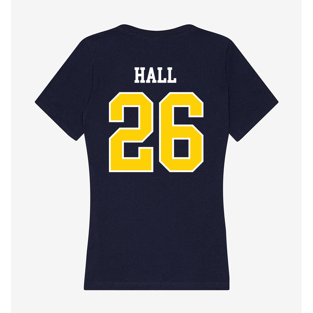 AU - NCAA Women's Soccer : Karsyn Hall - Women's V-Neck T-Shirt-1