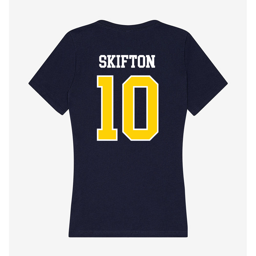 AU - NCAA Football : Adam Skifton - Women's V-Neck T-Shirt-1