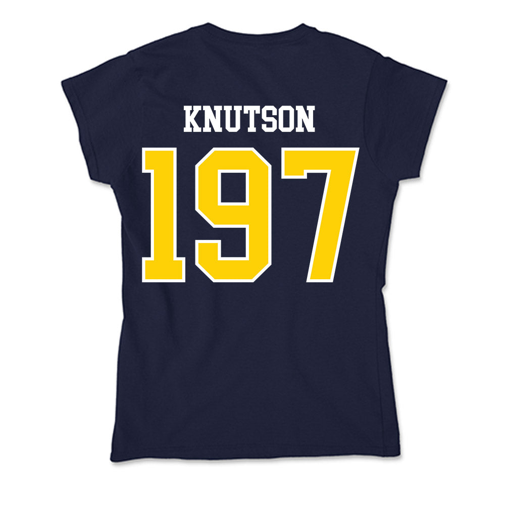 AU - NCAA Wrestling : Lane Knutson - Soft Style Women’s T-Shirt-1