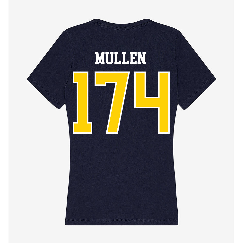 AU - NCAA Wrestling : Gunnar Mullen - Women's V-Neck T-Shirt-1