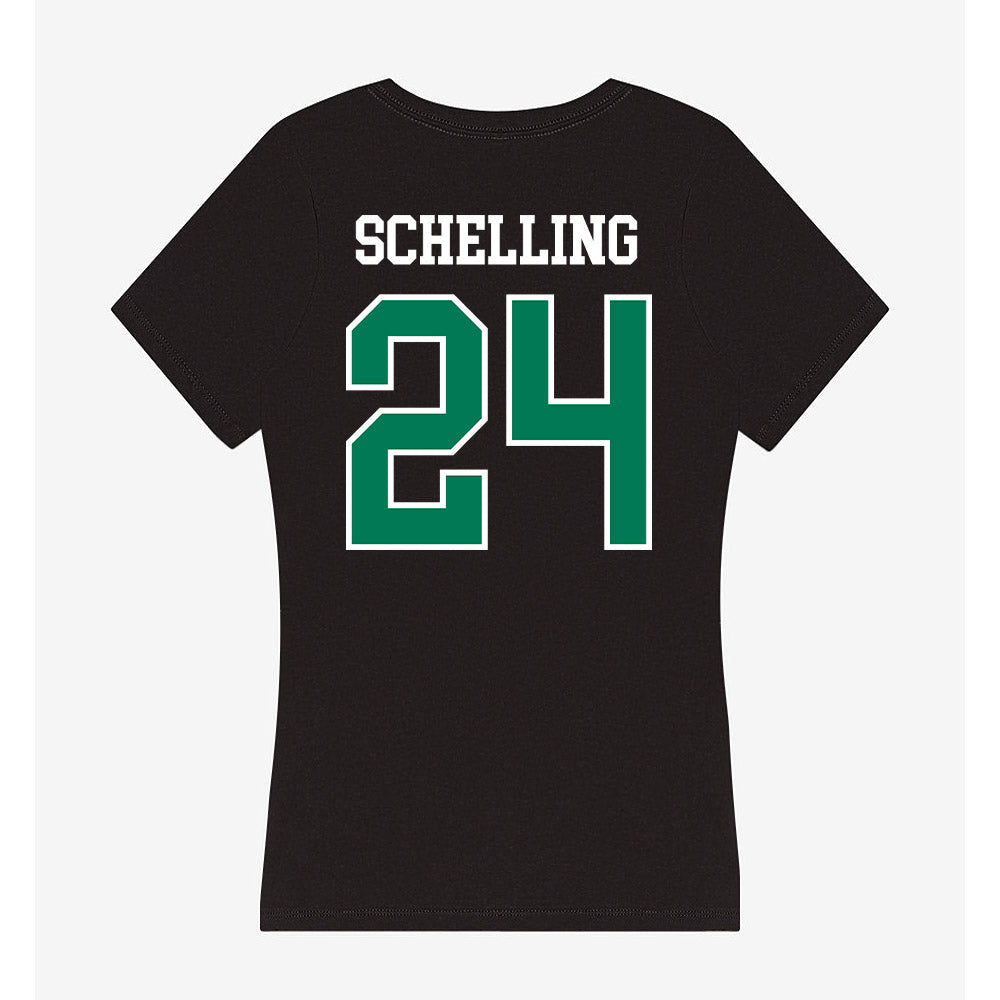 Northeastern State - NCAA Football : Jordan Schelling - Women's V-Neck T-Shirt-1