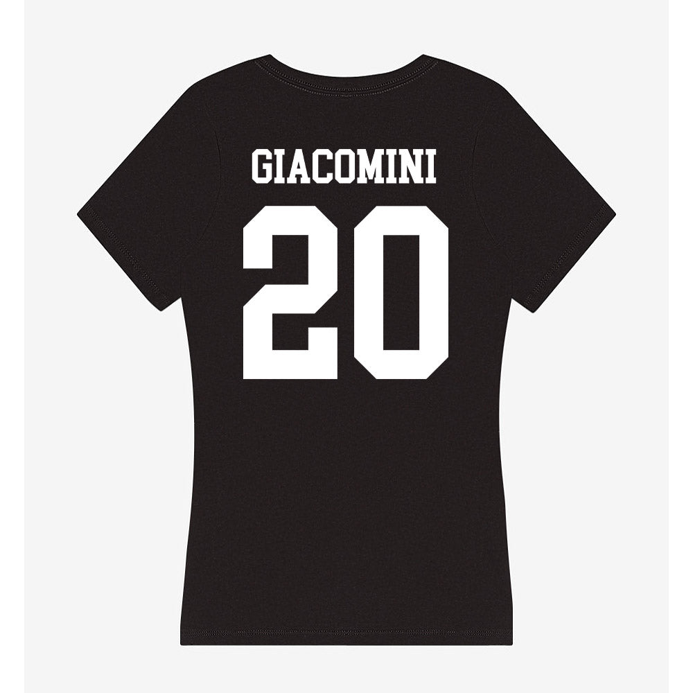 Nevada - NCAA Baseball : Jordan Giacomini - Women's V-Neck T-Shirt-1
