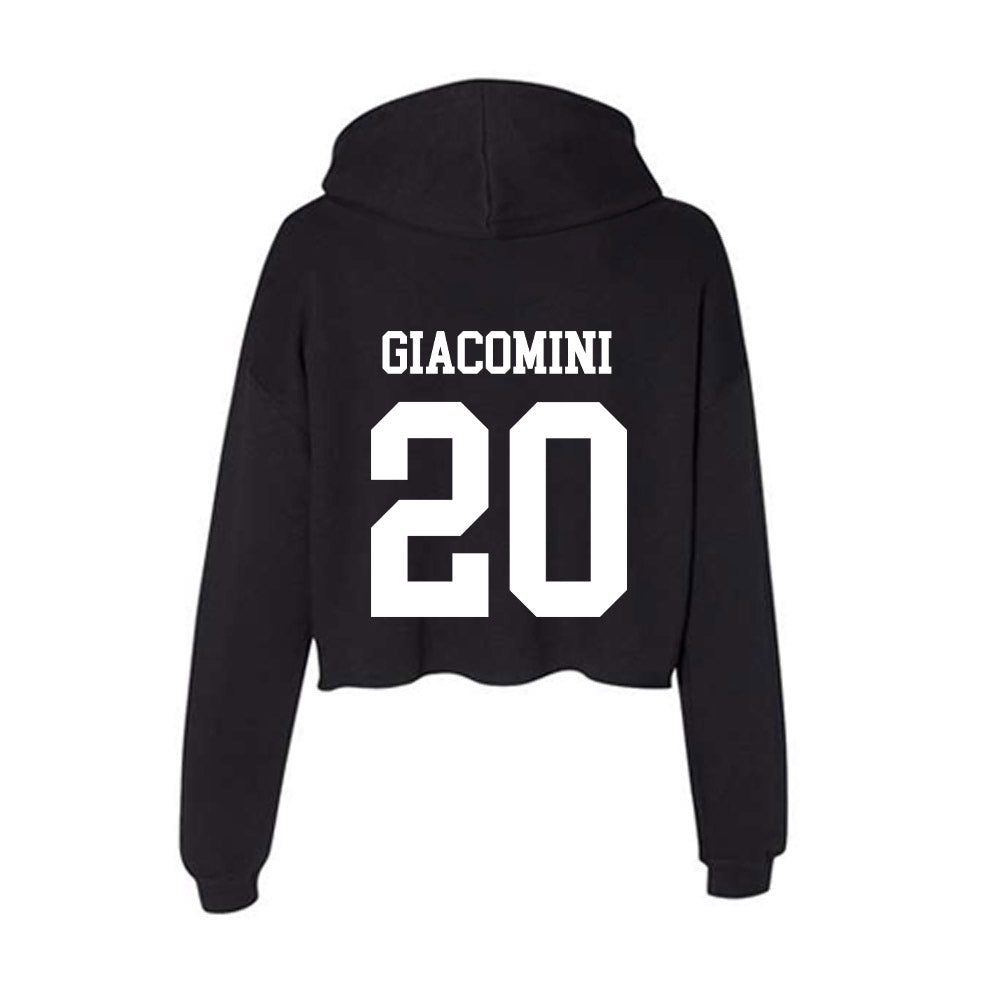 Nevada - NCAA Baseball : Jordan Giacomini - Women's Crop Fleece Hoodie-1