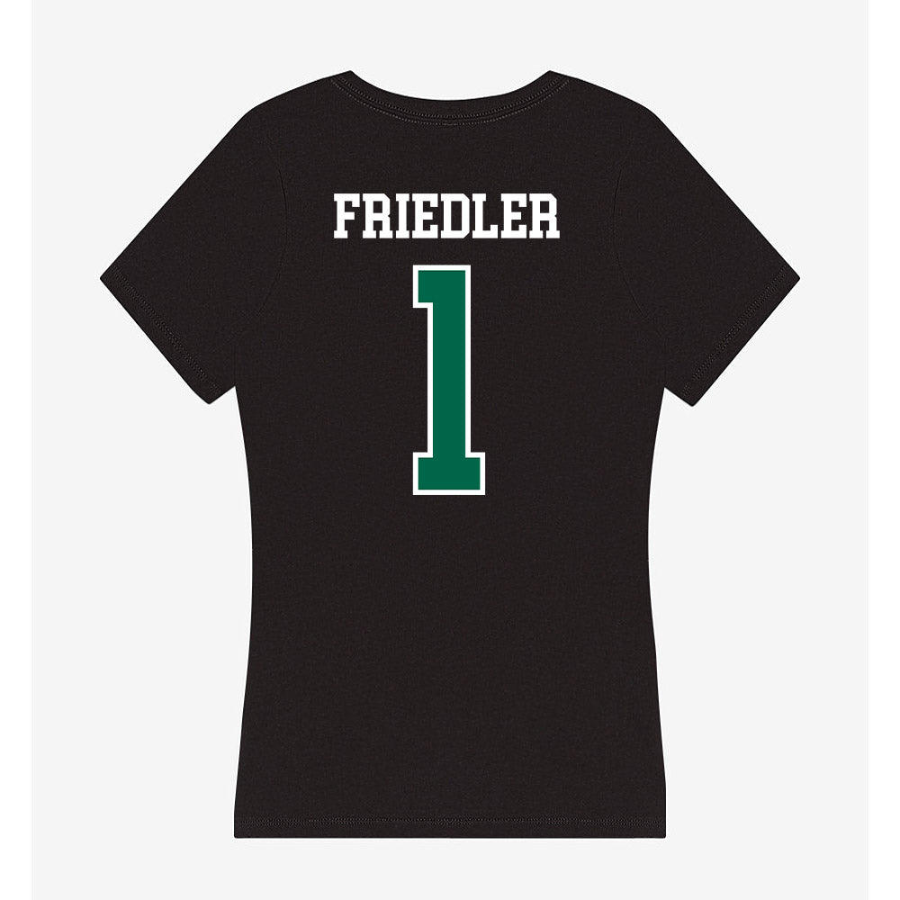 Tulane - NCAA Men's Tennis : Asaf Friedler - Women's V-Neck T-Shirt-1