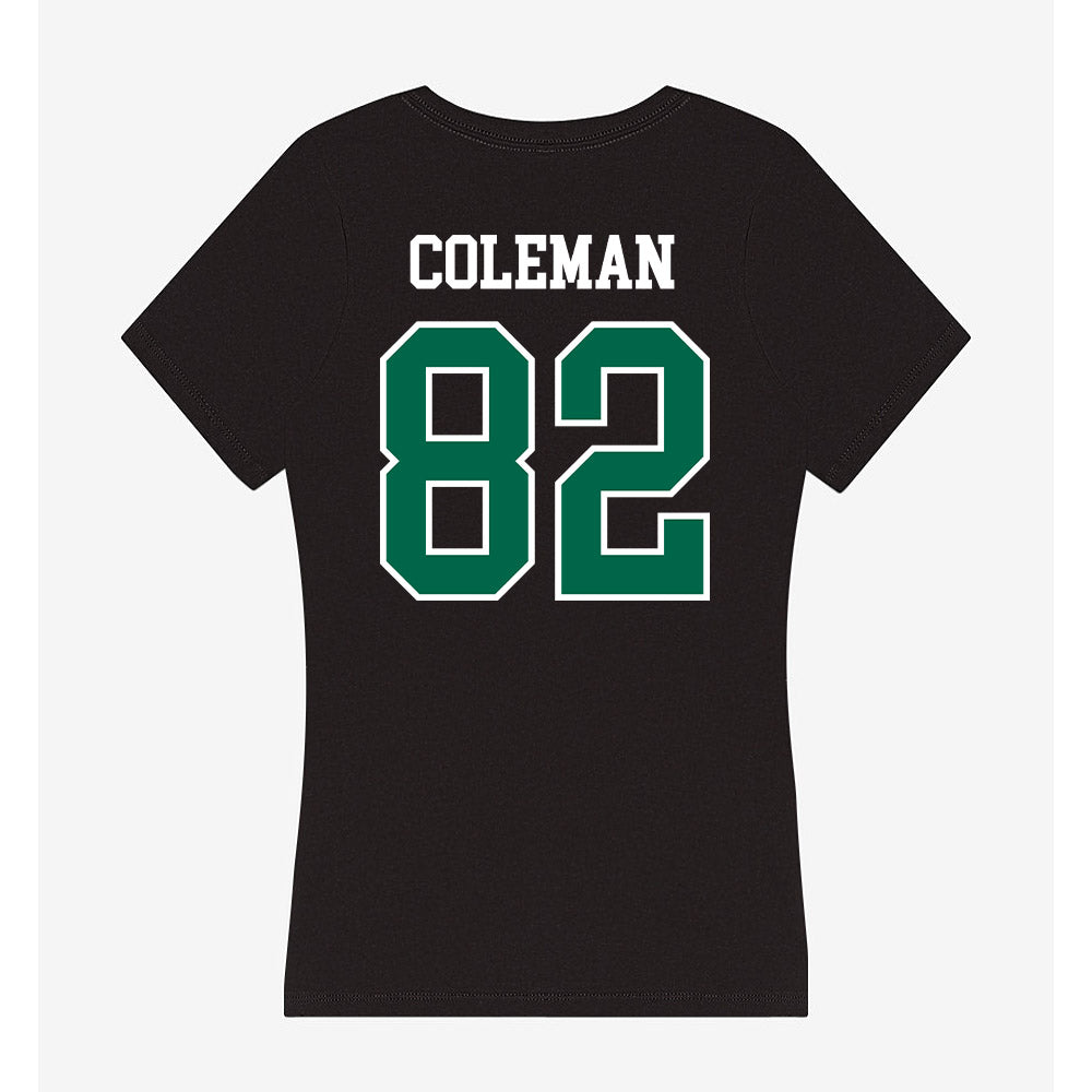Tulane - NCAA Football : Keyshaun Coleman - Women's V-Neck T-Shirt-1