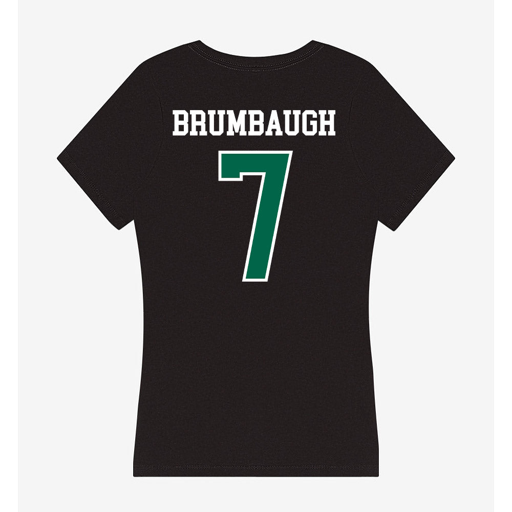 Tulane - NCAA Men's Basketball : Rowan Brumbaugh - Women's V-Neck T-Shirt-1
