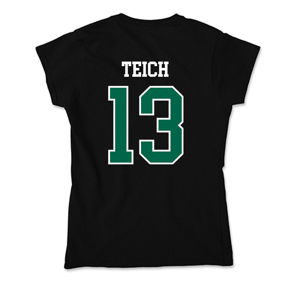 Tulane - NCAA Men's Basketball : Joseph Teich - Soft Style Women’s T-Shirt-1