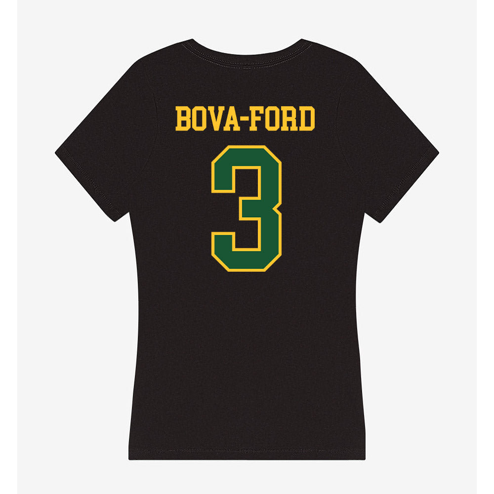GMU - NCAA Women's Volleyball : Damiana Bova-Ford - Women's V-Neck T-Shirt-1
