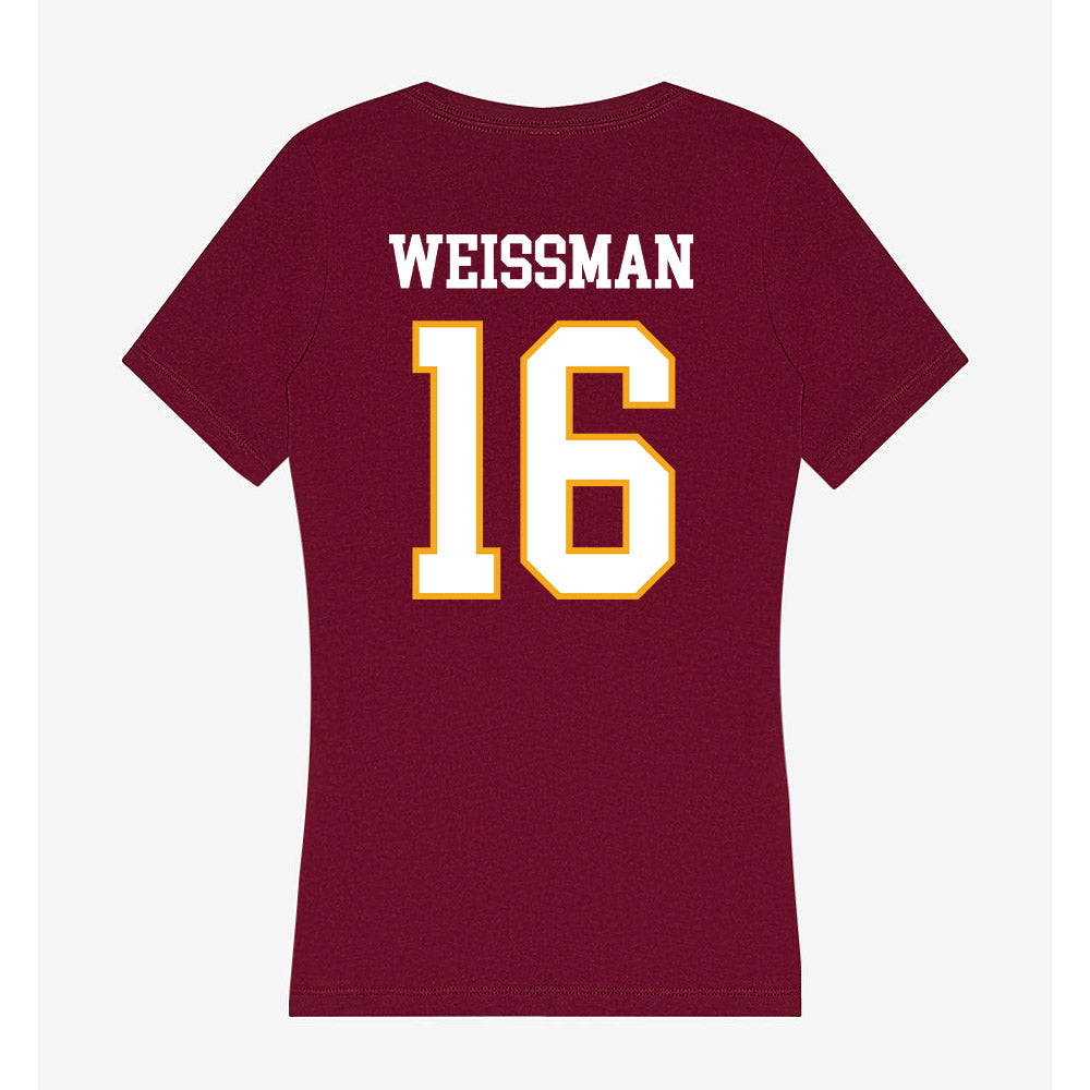 Loyola - NCAA Women's Soccer : Josslyn Weissman - Women's V-Neck T-Shirt-1