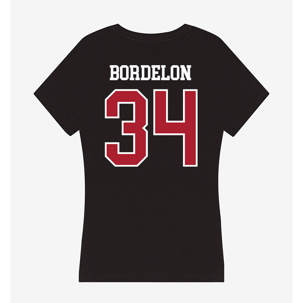 Nicholls State - NCAA Baseball : Joe Bordelon - Women's V-Neck T-Shirt-1
