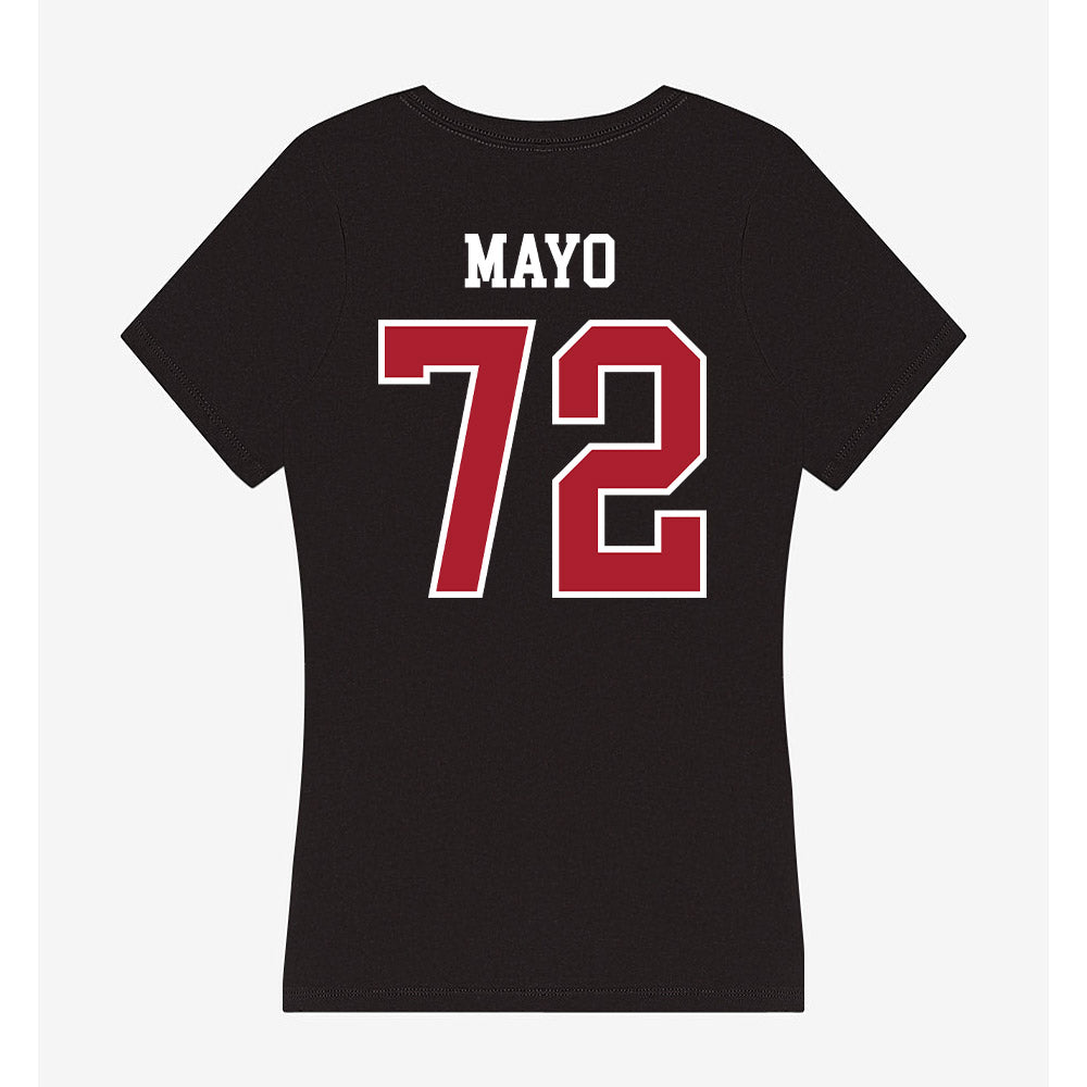 Nicholls State - NCAA Football : MarcQues Mayo - Women's V-Neck T-Shirt-1