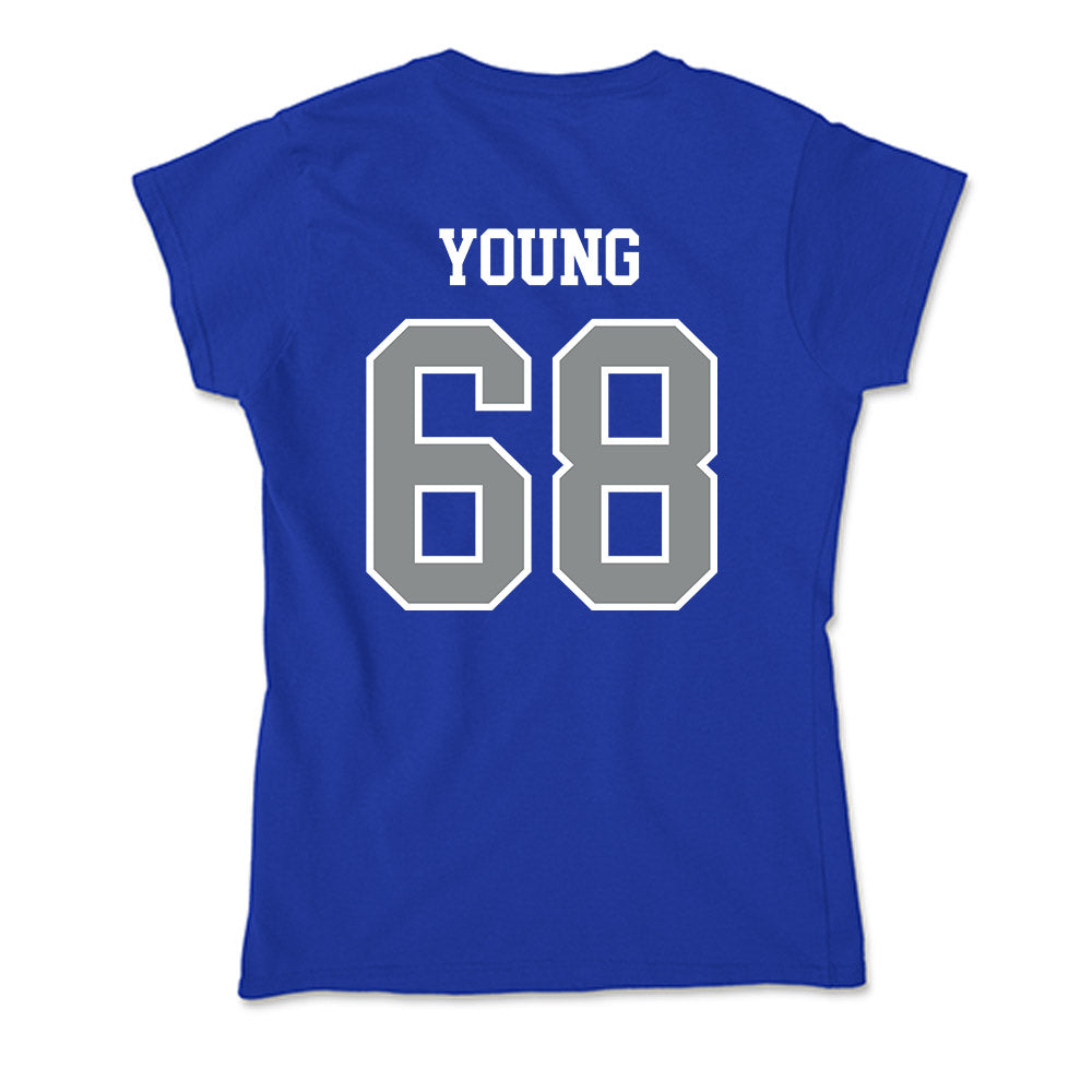 Memphis - NCAA Football : Jonathan Young - Soft Style Women’s T-Shirt-1