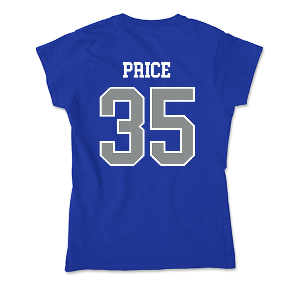 Memphis - NCAA Baseball : Parker Price - Soft Style Women’s T-Shirt-1