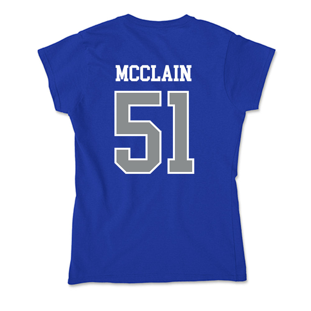 Memphis - NCAA Football : Terrance McClain - Soft Style Women’s T-Shirt-1