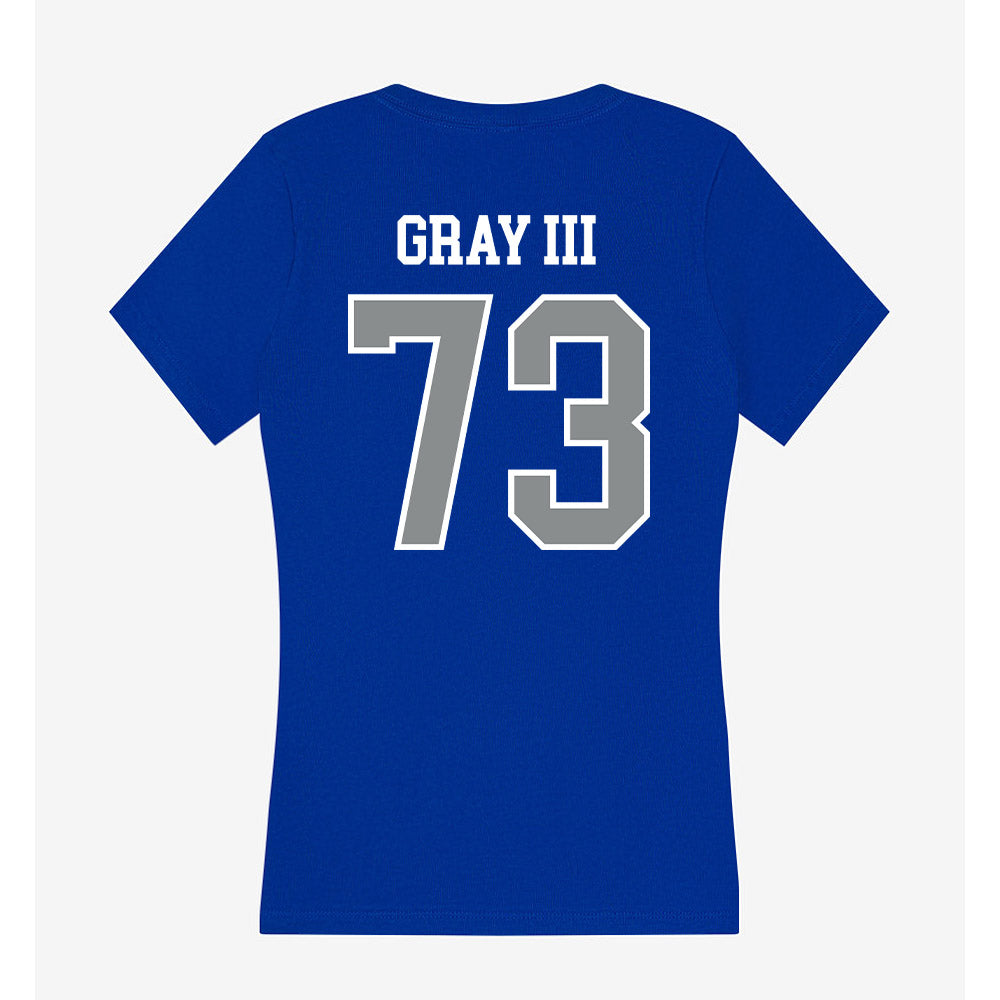 Memphis - NCAA Football : Phillip Gray III - Women's V-Neck T-Shirt-1