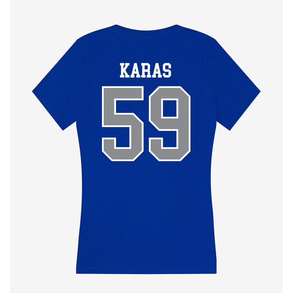 Memphis - NCAA Football : Aaron Karas - Women's V-Neck T-Shirt-1