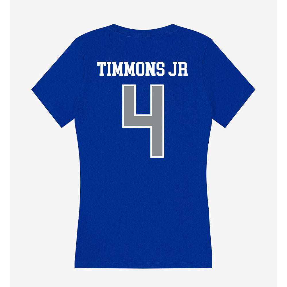 Memphis - NCAA Football : Terrell Timmons Jr - Women's V-Neck T-Shirt-1