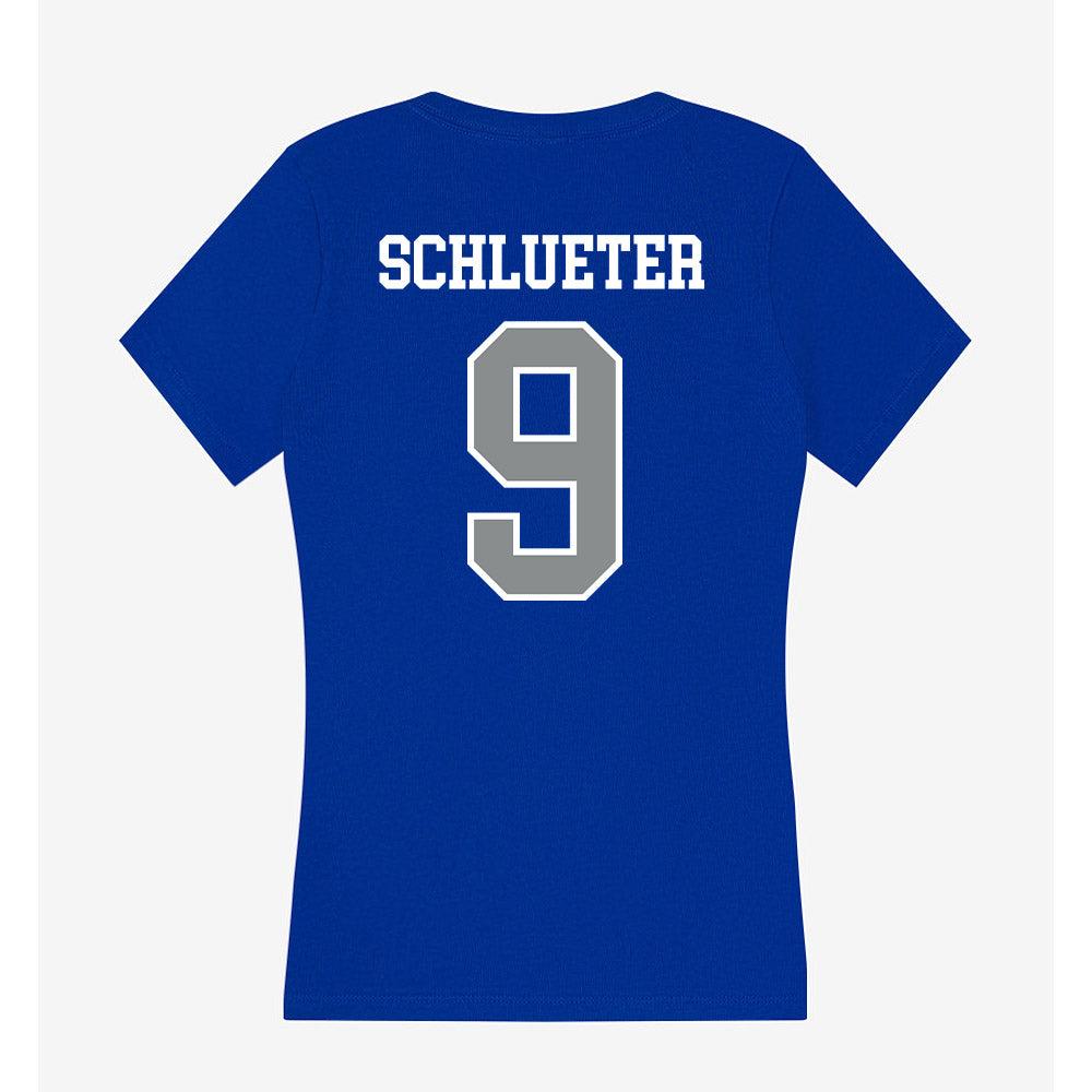 Memphis - NCAA Women's Volleyball : Abigail Schlueter - Women's V-Neck T-Shirt-1