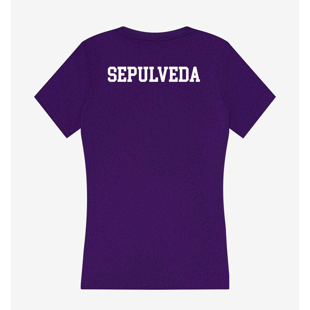 Tarleton State - NCAA Men's Golf : Cristobal Sepulveda - Women's V-Neck T-Shirt-1