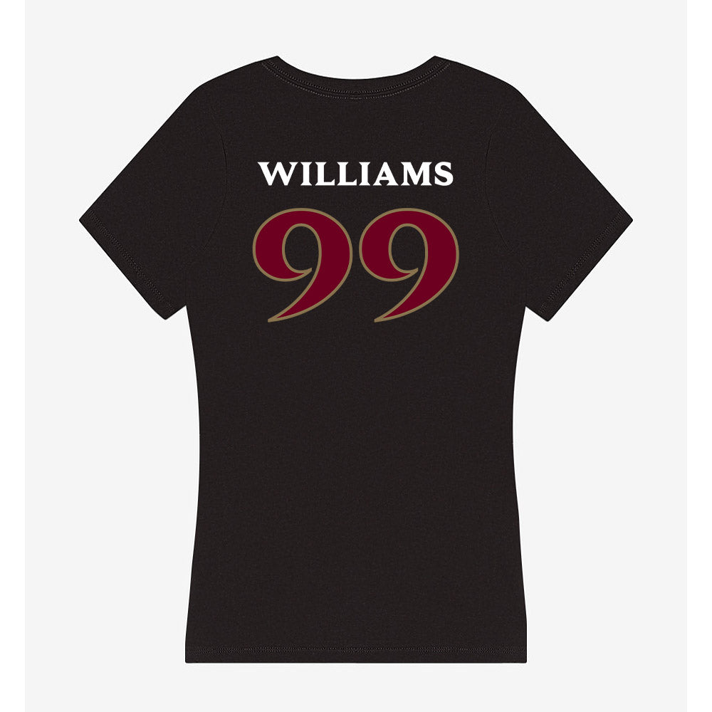 Elon - NCAA Football : Geren Williams - Women's V-Neck T-Shirt-1