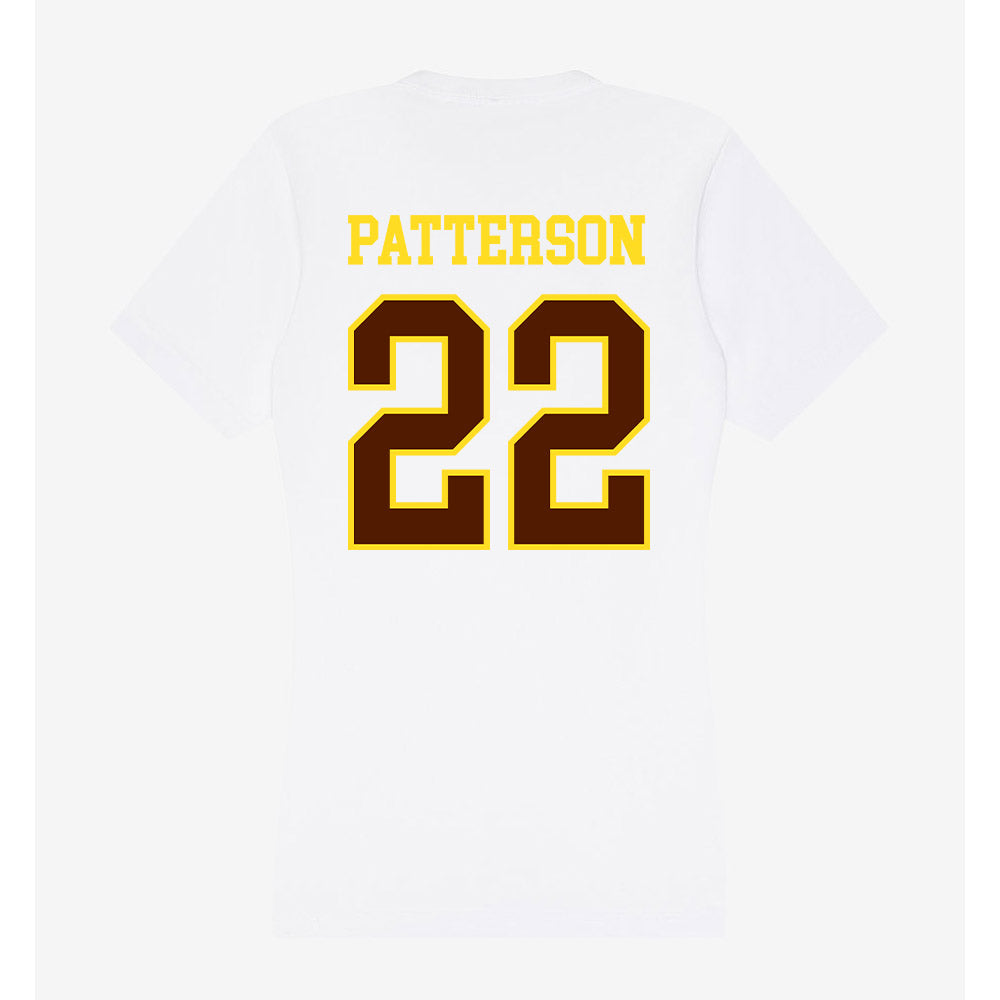 Western Michigan - NCAA Football : Camari Patterson - Women's V-Neck T-Shirt-1