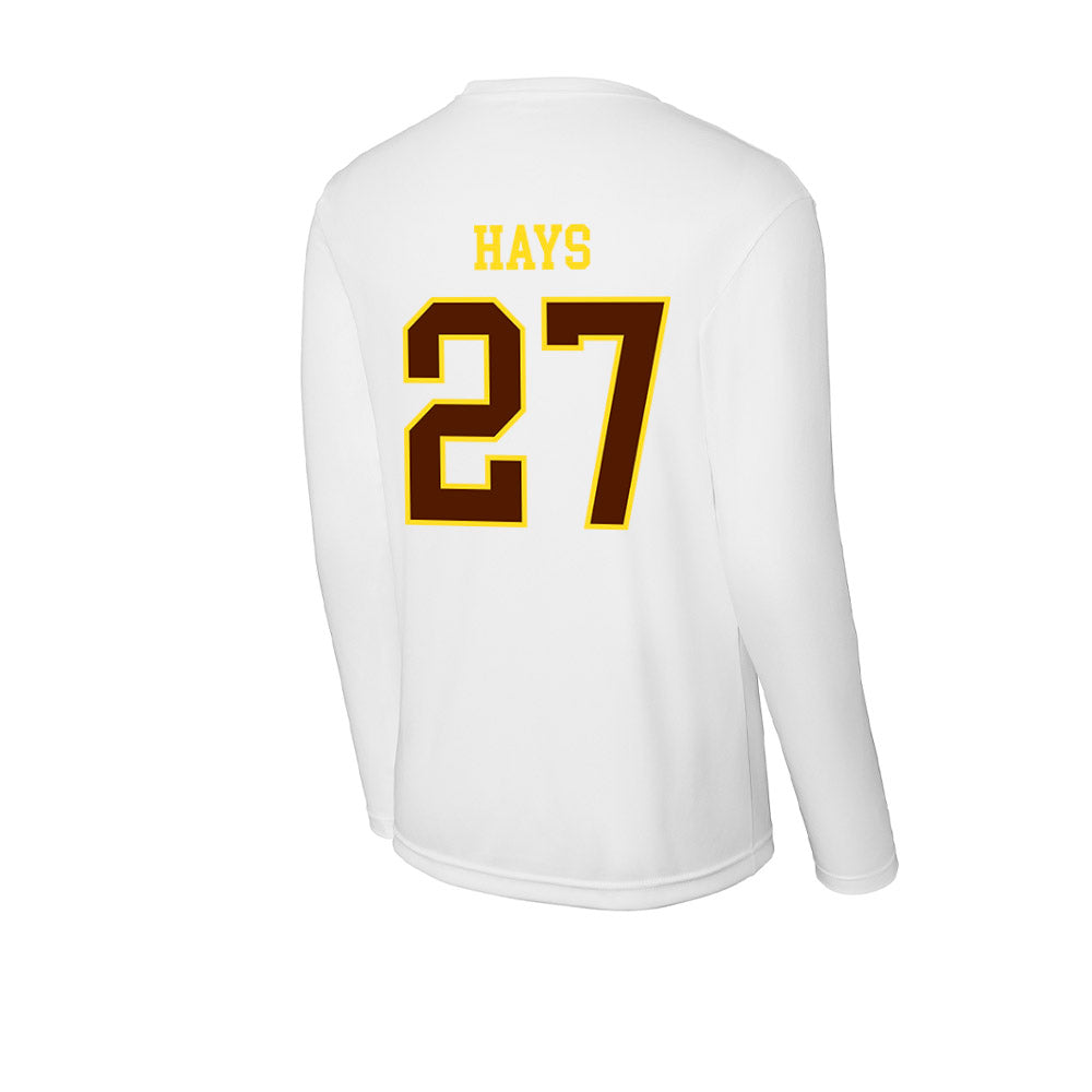 Western Michigan - NCAA Football : JR Hays - Activewear Long Sleeve T-Shirt-1