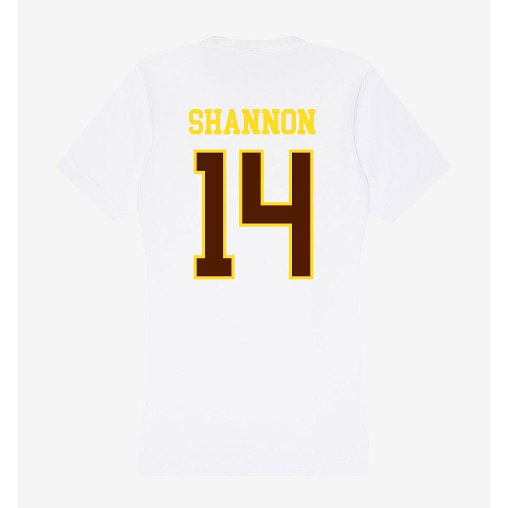 Western Michigan - NCAA Men's Soccer : Christian Shannon - Women's V-Neck T-Shirt-1