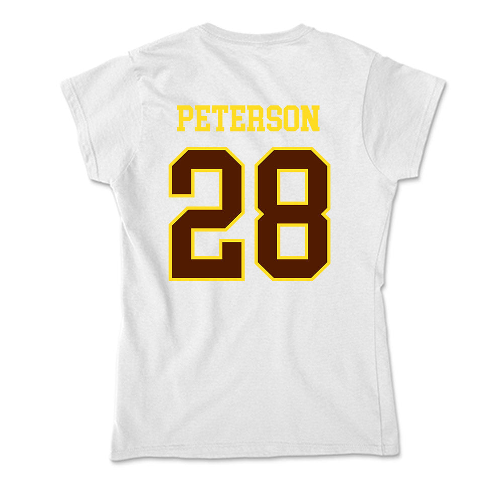 Western Michigan - NCAA Football : Will Peterson - Soft Style Women’s T-Shirt-1