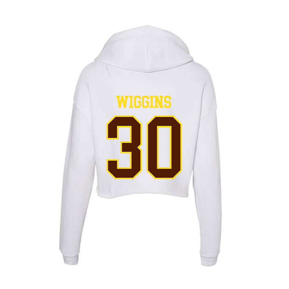 Western Michigan - NCAA Women's Basketball : Morasha Wiggins - Women's Crop Fleece Hoodie-1