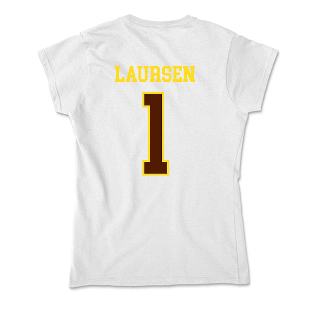 Western Michigan - NCAA Men's Ice Hockey : Kirk Laursen - Soft Style Women’s T-Shirt-1