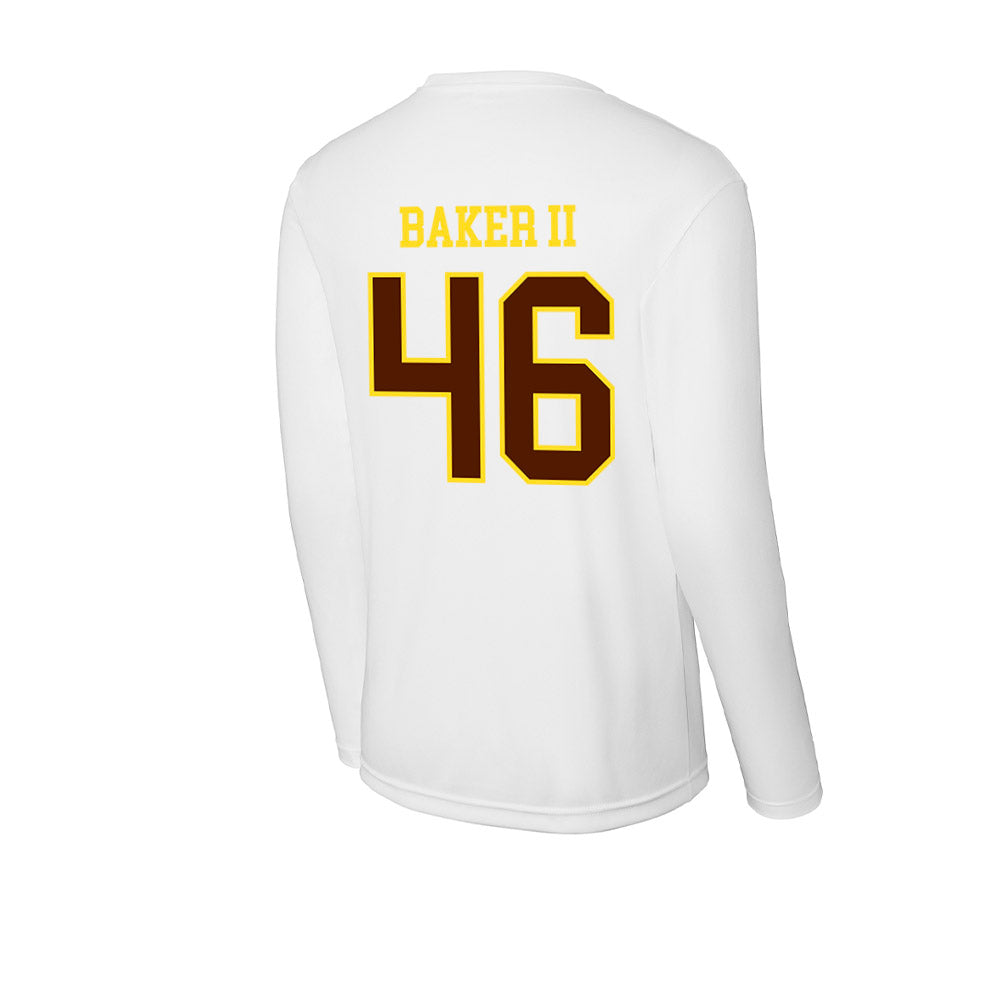 Western Michigan - NCAA Football : Max Baker II - Activewear Long Sleeve T-Shirt-1