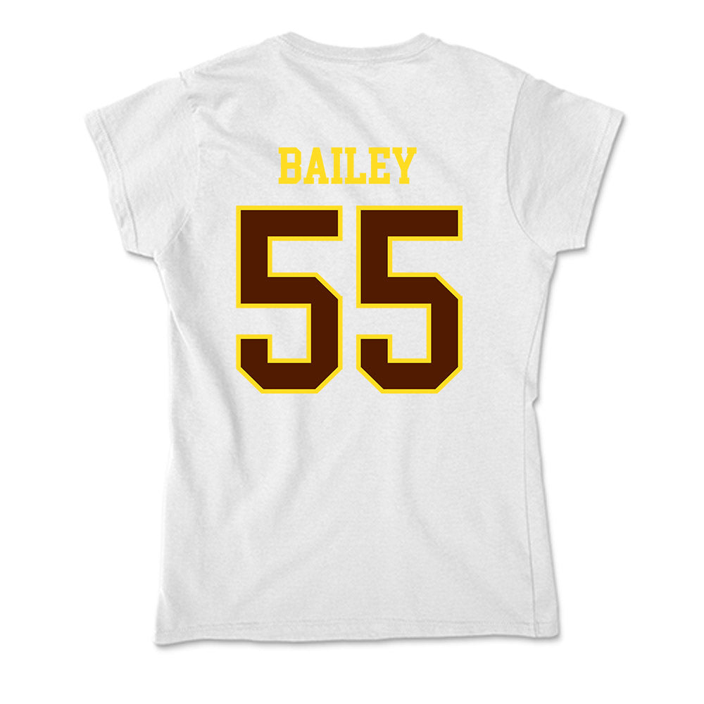 Western Michigan - NCAA Football : Jacob Bailey - Soft Style Women’s T-Shirt-1
