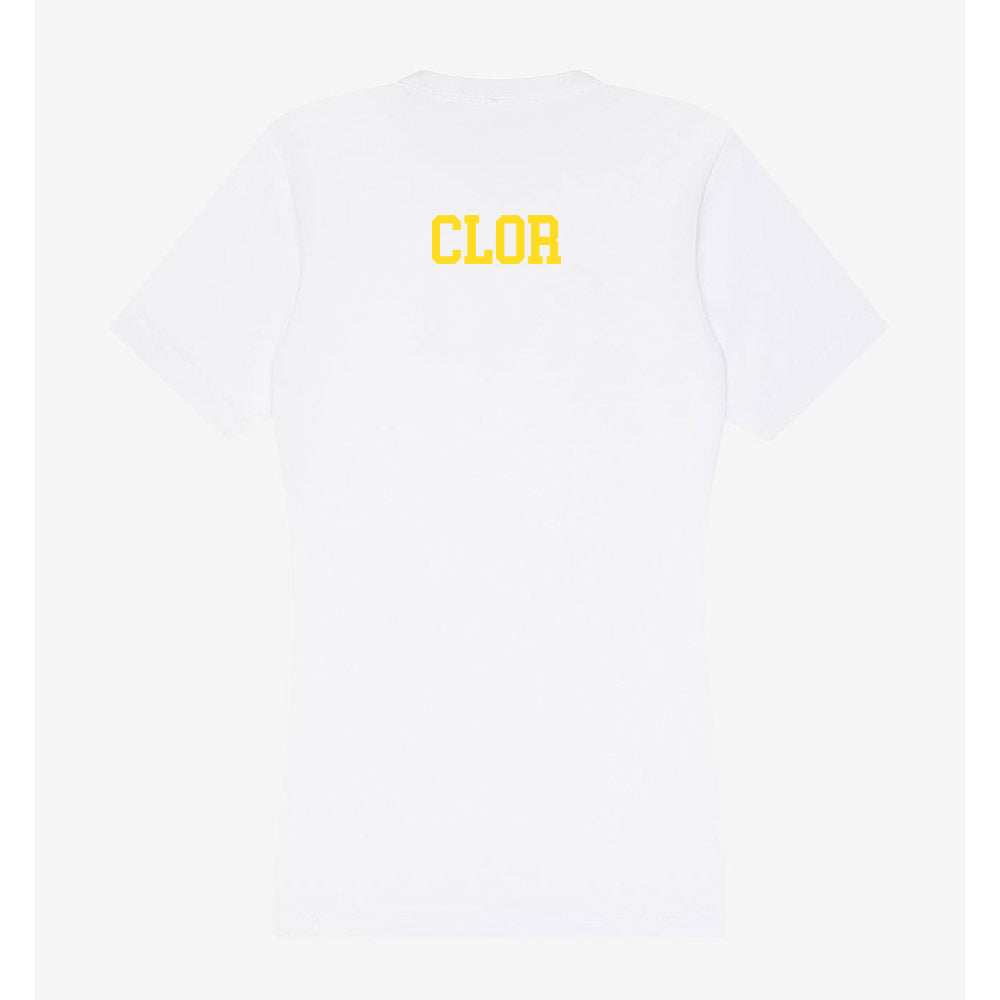 Western Michigan - NCAA Women's Cross Country : Madison Clor - Women's V-Neck T-Shirt-1