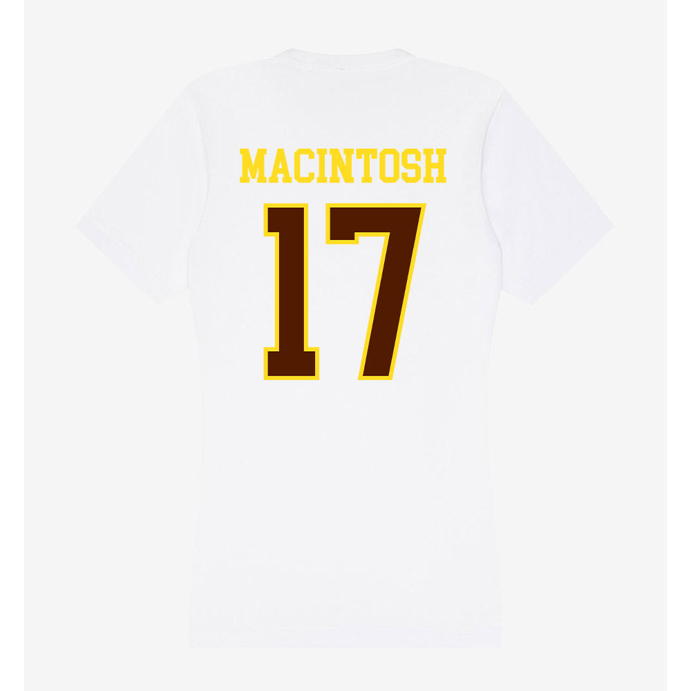 Western Michigan - NCAA Women's Volleyball : Lizzie MacIntosh - Women's V-Neck T-Shirt-1