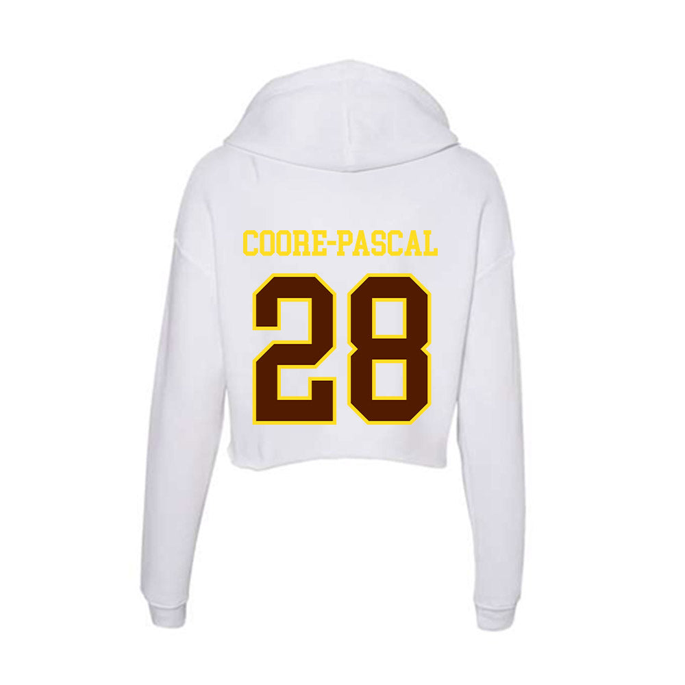 Western Michigan - NCAA Women's Soccer : Mikayla Coore-Pascal - Women's Crop Fleece Hoodie-1