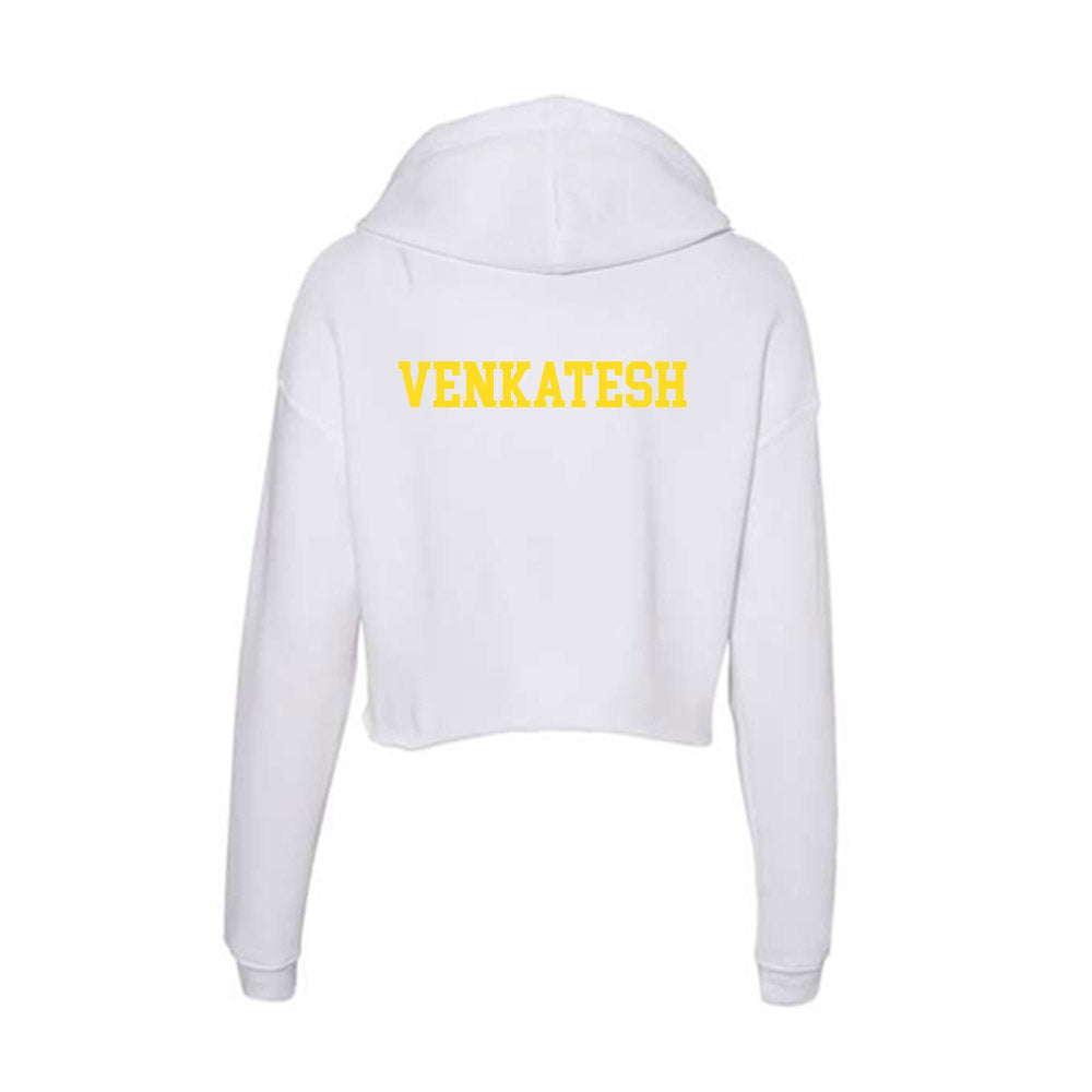 Western Michigan - NCAA Women's Golf : Saanvi Venkatesh - Women's Crop Fleece Hoodie-1