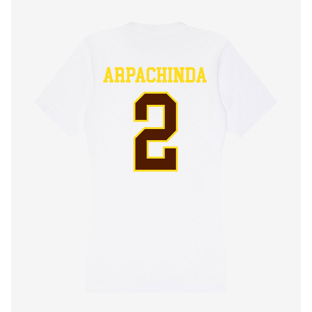 Western Michigan - NCAA Men's Soccer : Braxton Arpachinda - Women's V-Neck T-Shirt-1