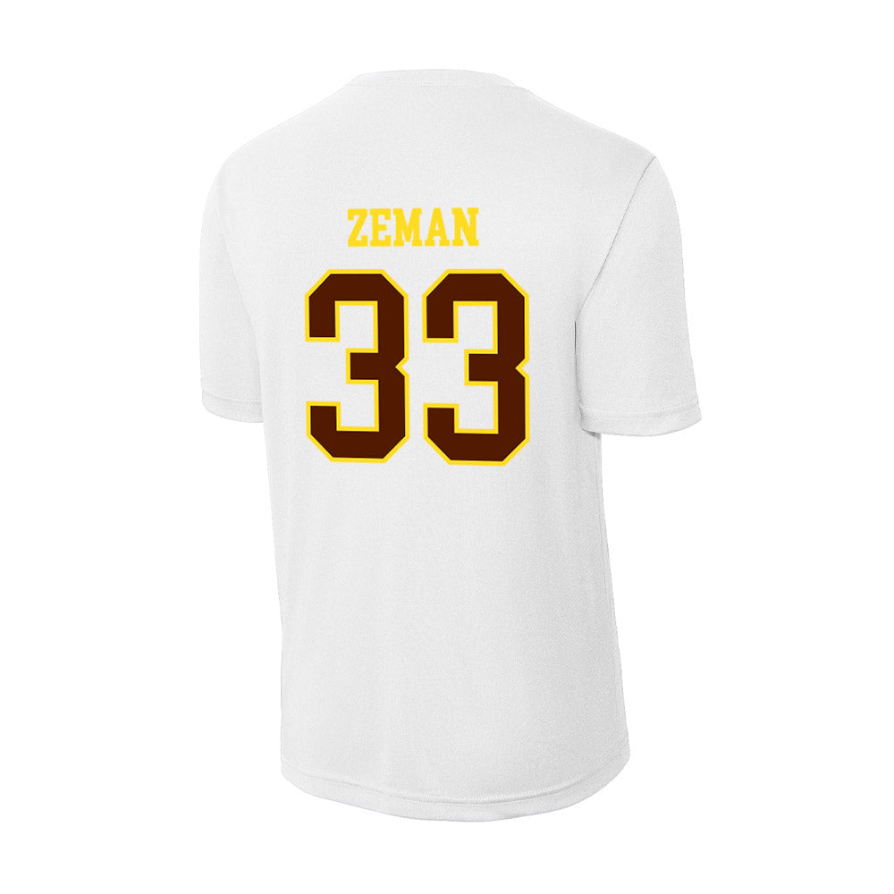 Western Michigan - NCAA Football : Zachary Zeman - Activewear T-Shirt-1
