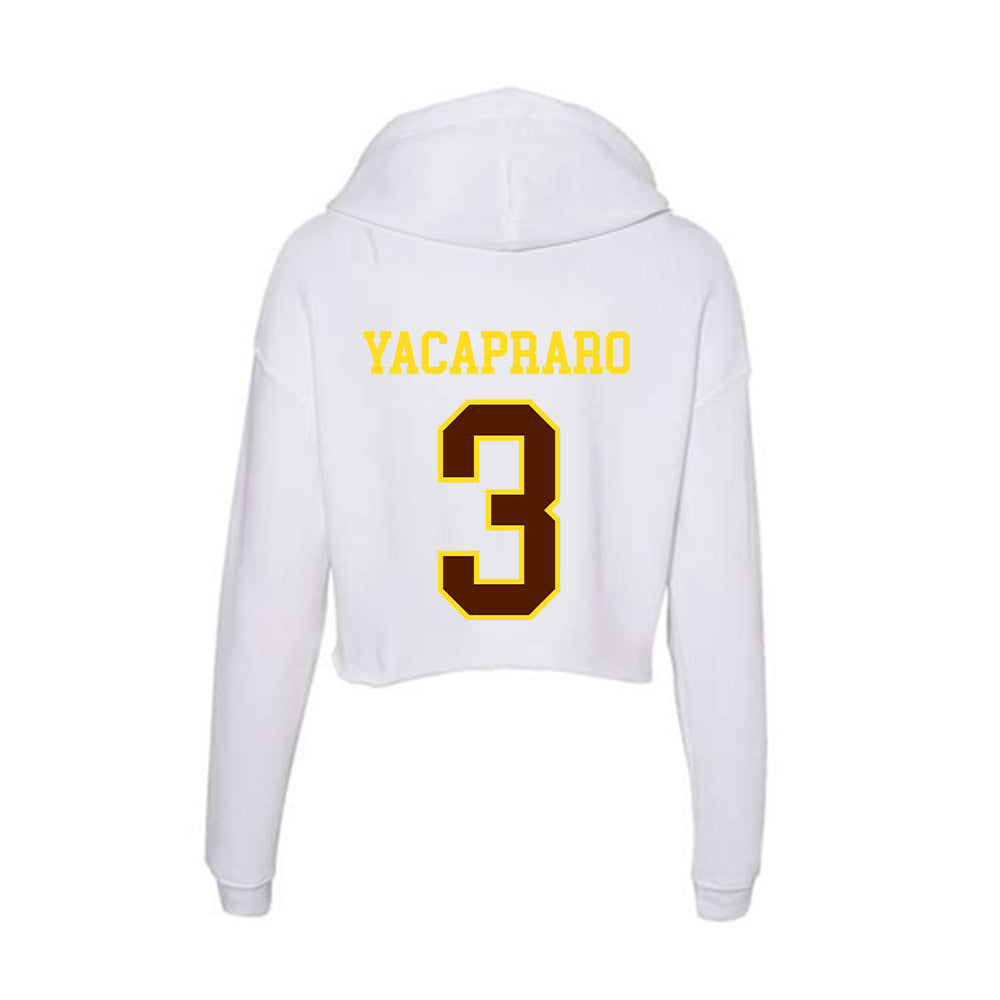 Western Michigan - NCAA Softball : Emily Yacapraro - Women's Crop Fleece Hoodie-1