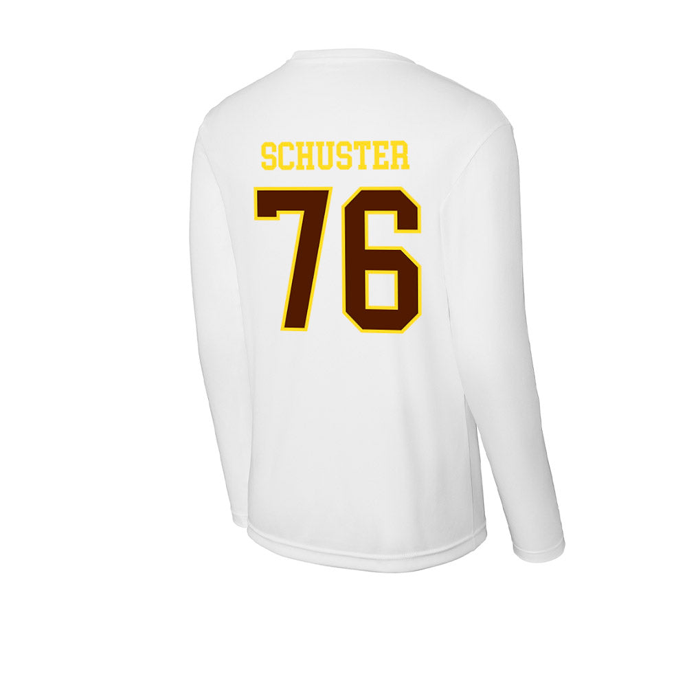 Western Michigan - NCAA Football : Chad Schuster - Activewear Long Sleeve T-Shirt-1