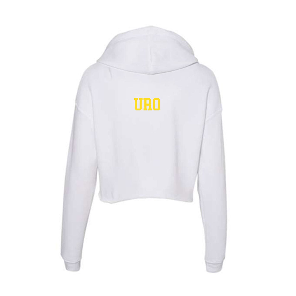 Western Michigan - NCAA Women's Gymnastics : Linda Uro - Women's Crop Fleece Hoodie-1