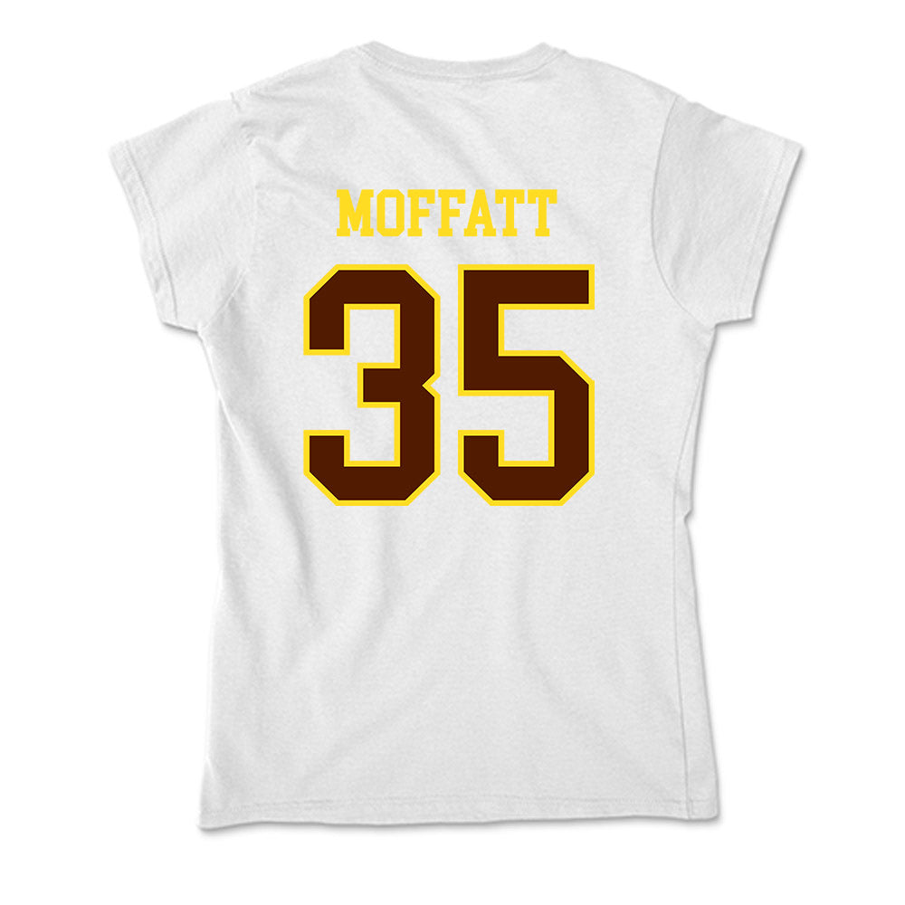 Western Michigan - NCAA Men's Ice Hockey : Gavin Moffatt - Soft Style Women’s T-Shirt-1