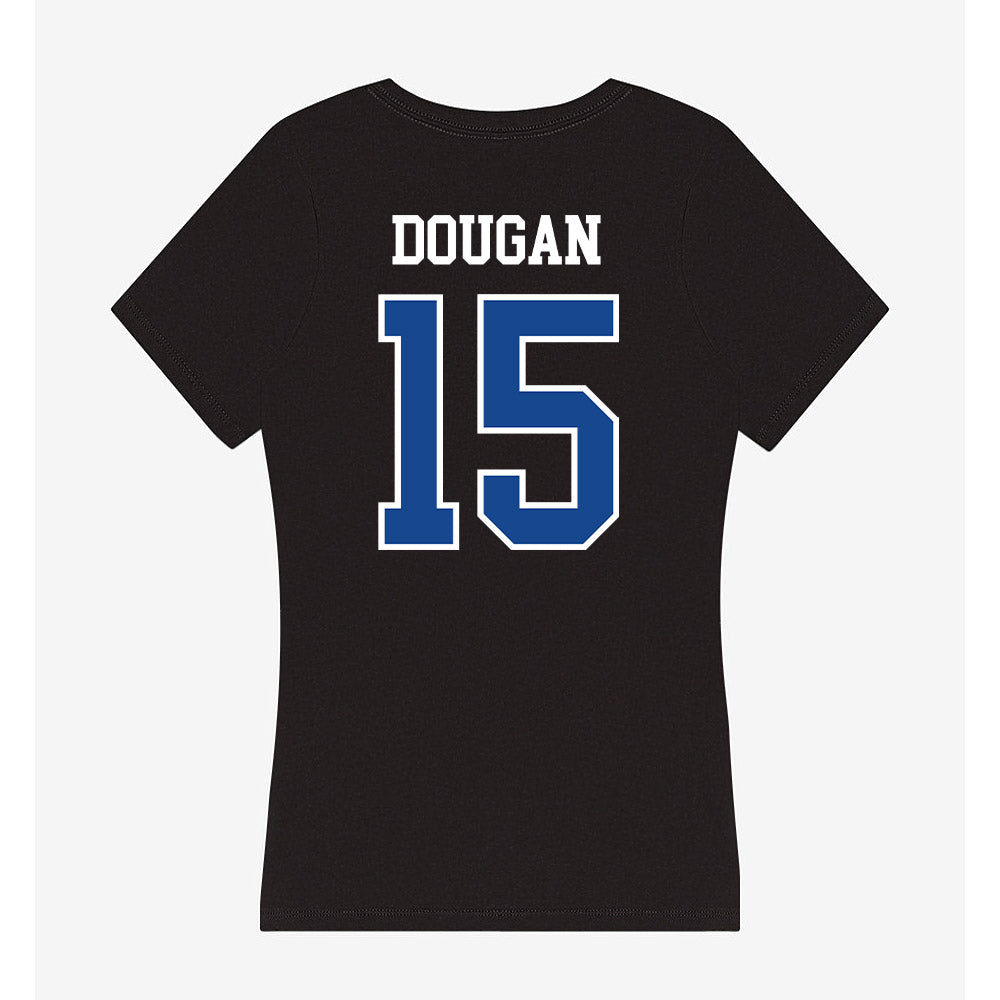 Hampton - NCAA Football : Isiah Dougan - Classic Shersey Women's V-Neck T-Shirt-1