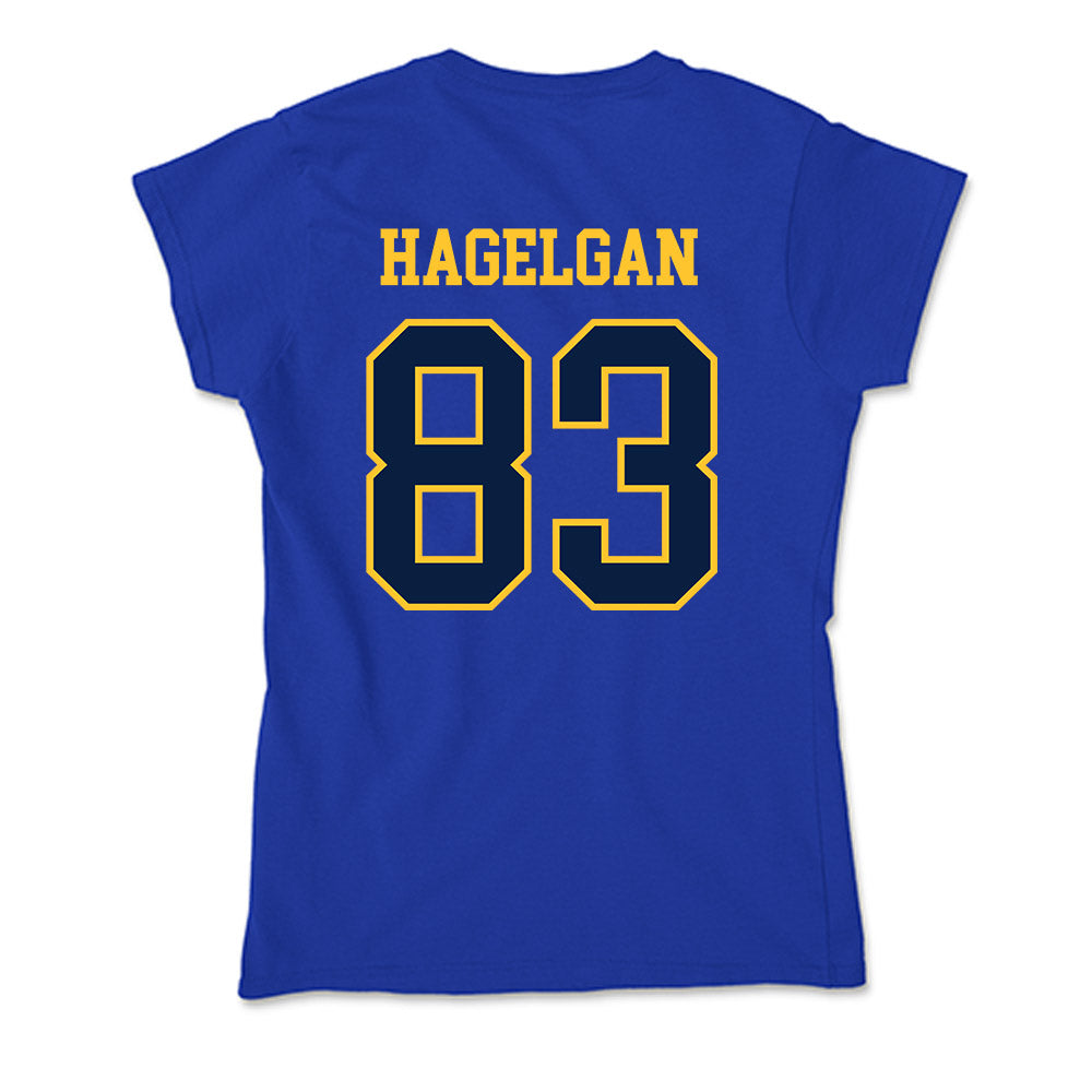 East Tennessee State - NCAA Football : Will Hagelgan - Soft Style Women’s T-Shirt-1