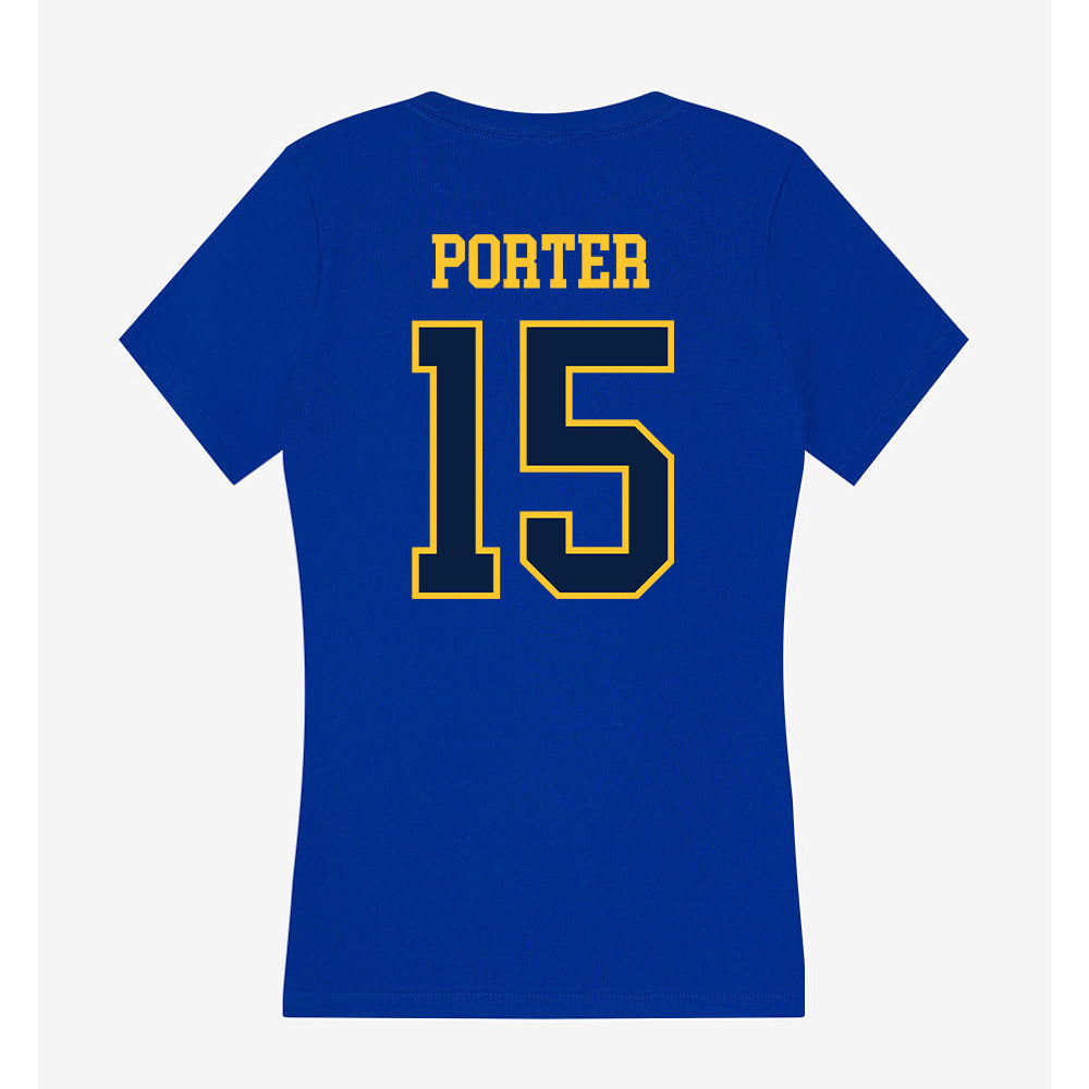 East Tennessee State - NCAA Softball : Hailey Porter - Women's V-Neck T-Shirt-1