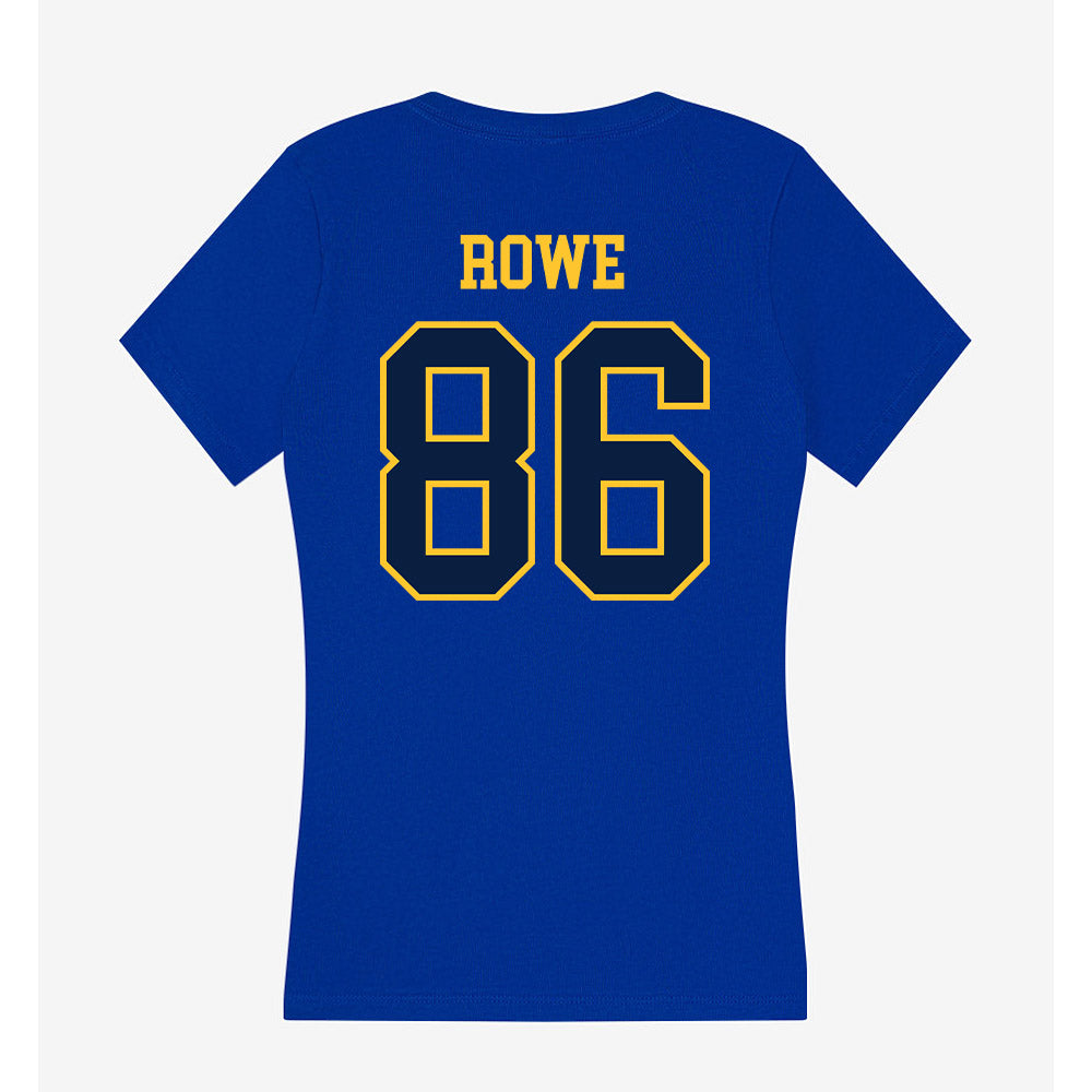East Tennessee State - NCAA Football : Peyton Rowe - Women's V-Neck T-Shirt-1