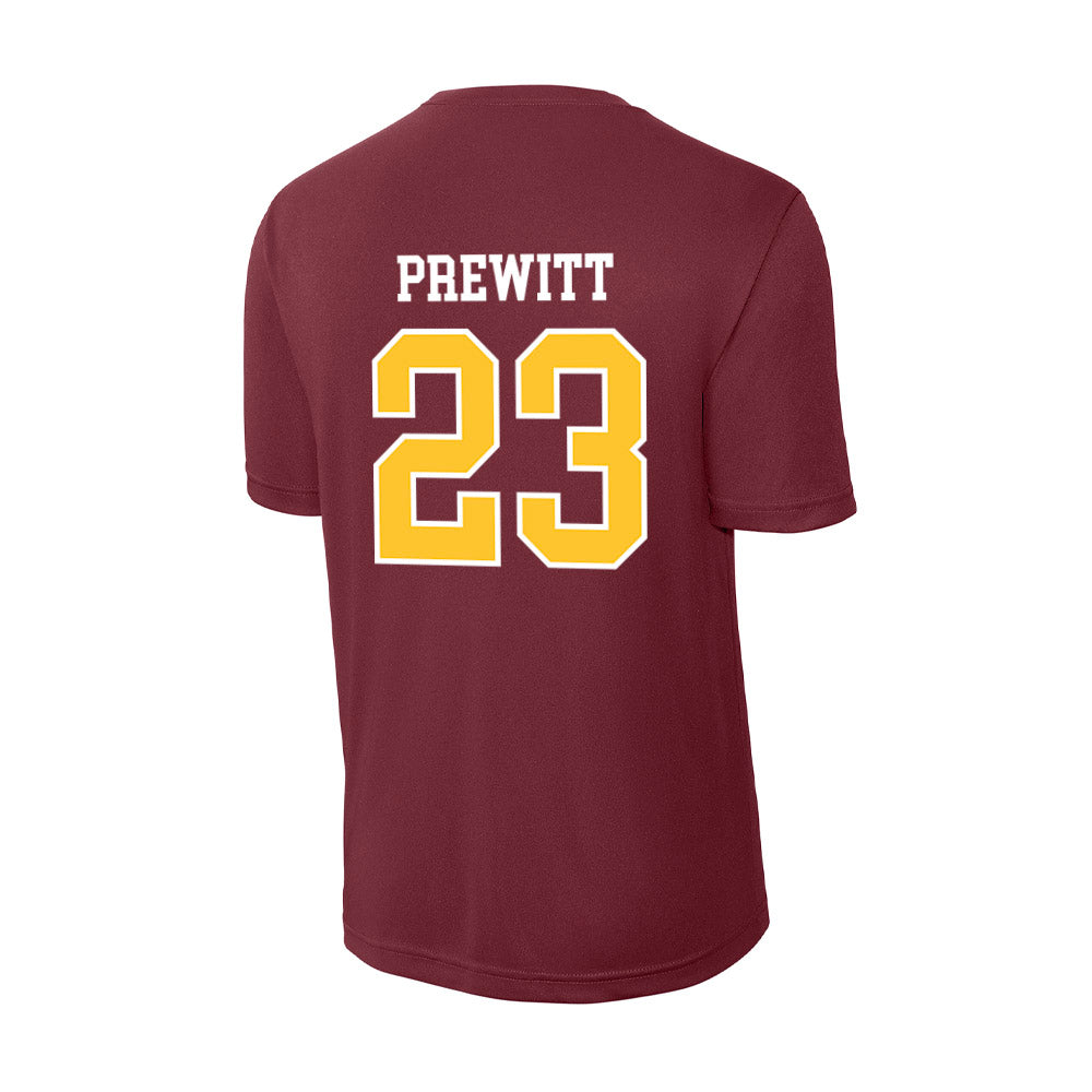 Central Michigan - NCAA Women's Basketball : Demetria Prewitt - Activewear T-Shirt-1